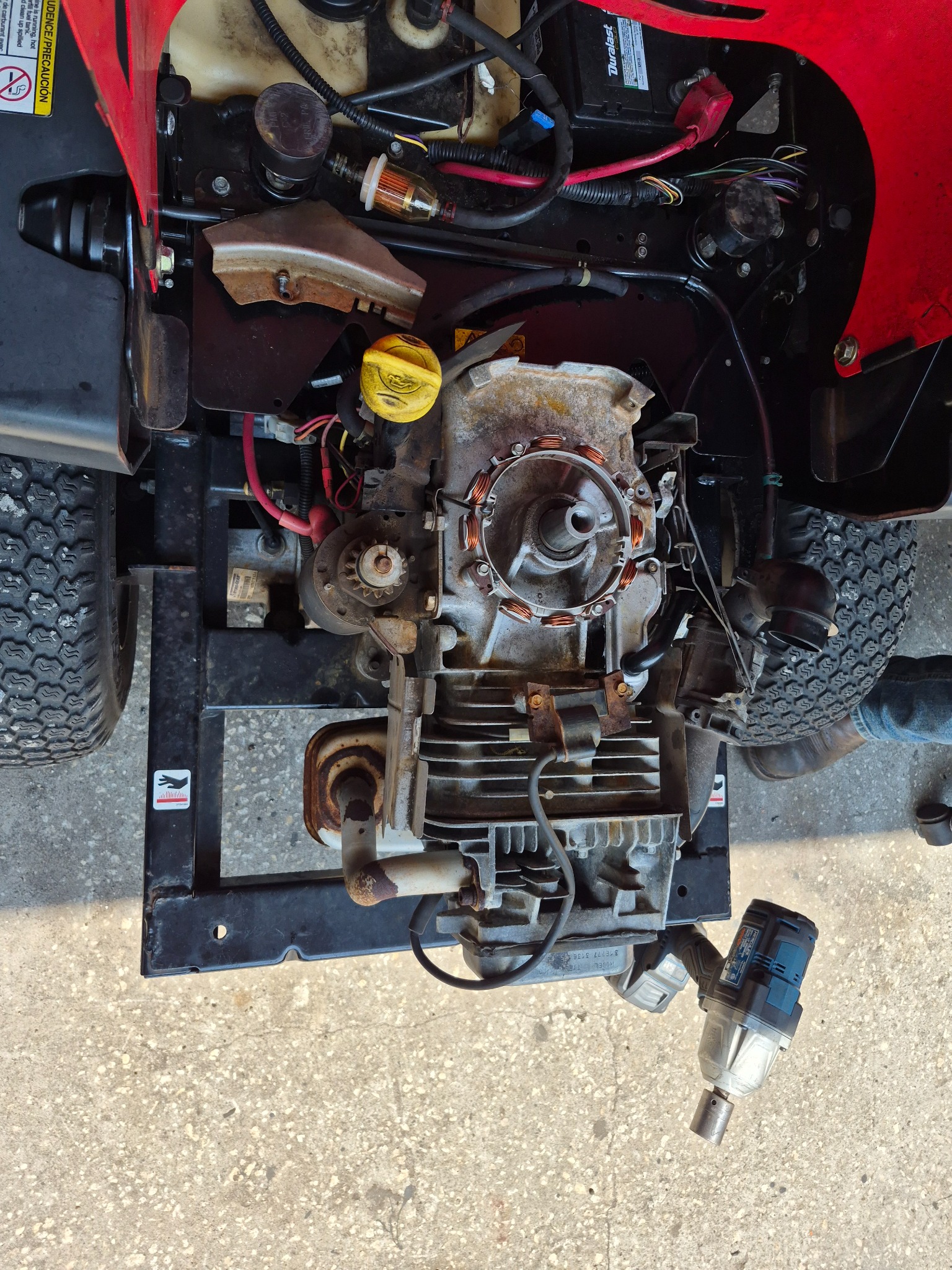 Small engine stator repair